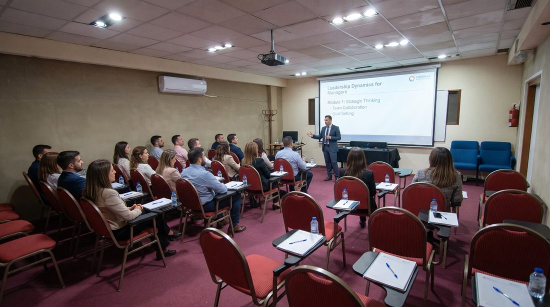 Presentación de liderazgo para un equipo de trabajo